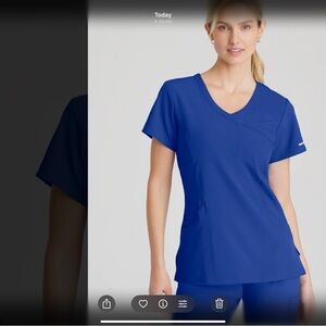 Skechers Women's Galaxy Blue Short Sleeve Top